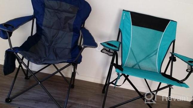 img 1 attached to Experience Ultimate Comfort Outdoors With Kijaro Dual Lock Portable Camping Chairs - Versatile Folding Sports Chair With Dual Lock Feature review by Davaun Pritchard