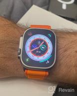 img 3 attached to 🍏 Apple Watch Ultra 49mm Titanium Case Cellular - Titanium/Orange Alpine Loop review by Iyaant Mahameru ᠌