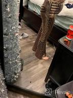 img 1 attached to Sparkle In Style: AZOKOE Sequin Bell Bottoms - Women'S High Waist Wide Leg Palazzo Lounge Pants review by James Thakur