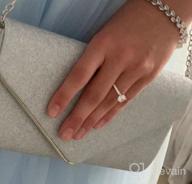 img 1 attached to 💎 Exquisite Crystal Tennis Link Bracelet: Birthstone CZ Bracelets for Elegant Women & Girls review by Stephanie Garcia