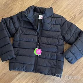 img 6 attached to Stay Warm And Protected With The Children'S Place Girls Medium Weight Puffer Jacket: Wind And Water-Resistant
