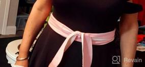 img 5 attached to 👗 Универсальный женский модный пояс Earnda Obi с широкой завязкой для платья - цветные ремни