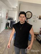 img 1 attached to Men'S Sleeveless Hooded Tank Tops For Bodybuilding And Gym Workouts With Muscle Enhancing Design By Belovecol review by Eric Beck
