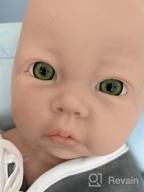 img 1 attached to Realistic Reborn Baby Doll - 19 Inch Full Silicone Girl Doll, Not Vinyl Material, Lifelike And Real Baby Doll By Vollence review by Tony Korek