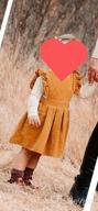 img 1 attached to Cute and Comfortable Corduroy 👗 Ruffle Dresses for Girls by Simplee Kids review by Jon Brazil