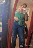 img 1 attached to Women'S High Waisted Flare Jeans: GRAPENT Stretch Denim Wide Leg Baggy Pants review by Jeff Warne