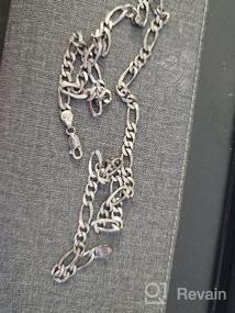 img 5 attached to PROSTEEL 925 Sterling Silver Chain Collection: Cuban Link, Figaro, Rope Chains - Women Men Necklace