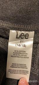 img 5 attached to Леггинсы из флиса Lee Цвет Угля Темный
