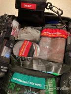 img 1 attached to Surviveware Survival First Aid Kit: Outdoor Preparedness With Removable MOLLE Compatible System & Labeled Compartments For Backpacking, Hiking & Outdoors review by Cary Clemons