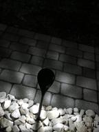 img 1 attached to JSOT Bright Solar Outdoor Pathway Lights 4 Pack - Waterproof Landscape Lighting For Garden Decor, Walkways, Yards, Driveways & Holiday Decorative Lamps review by Dan Venegas