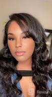 img 1 attached to ALLRUN Straight Hair Bundles With Frontal 3 Bundles With 13X4 Lace Frontal(18 18 18+16Lace Frontal) 100% Unprocessed Virgin Human Hair Bundles With Frontal Natural Color review by Cardell Haynes