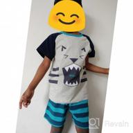 img 1 attached to 👕 IjnUhb Toddler Clothes Cartoon T Shirt: Stylish Boys' Clothing Selection review by Angel Serafini