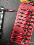 img 1 attached to 10-Piece Industrial Strength Protorq Impact Power Bit Set With Clip, T25 TORX, 2 Inch Length, 1/4" Hex Shank review by Dean Partybus