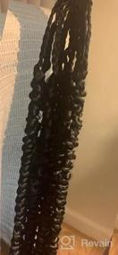 img 8 attached to Get A Bold Look With Dorsanee 8 Packs Of Burgundy Passion Twist Hair For Black Women - Pre-Twisted, Pre-Looped Crochet Braids In 10 Inch Bohemian Style Synthetic Braiding Hair Extension (TBug)