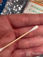 img 1 attached to Eco-Friendly YANGRUI Cotton Swab - Natural Double Round Ear Swabs With Bamboo Sticks, 510 Count BPA Free & Pure – Pack Of 1 review by Dan Dickey