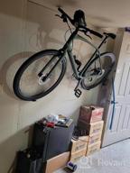 img 1 attached to Wall Mount Bicycle Rack For Garage - Qualward Bike Hanger Cycling Pedal Storage Stand. review by Jim Young
