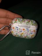 img 1 attached to Cute Daisy Hamile AirPods Pro Case: Protective, Shockproof And Compatible With 2019 Models; Complete With LED Visible Keychain review by Eric Trask