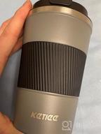 img 1 attached to Double Walled, Leakproof Travel Mug - Keep Your Coffee Hot On The Go, Anytime! 12 Oz, Blue Color review by Richard Gilbert