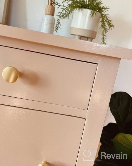 img 1 attached to Upgrade Your Cabinets With Goldenwarm Brushed Gold Knobs - 25 Pack Champagne Gold Modern Hardware For Dressers, Closets, And More - LS5310GD review by Dino Wilson