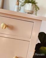 img 1 attached to Upgrade Your Cabinets With Goldenwarm Brushed Gold Knobs - 25 Pack Champagne Gold Modern Hardware For Dressers, Closets, And More - LS5310GD review by Dino Wilson