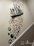 img 1 attached to Set Of 28 Silver Circle Wall Stickers For DIY Living Room/Bedroom Decoration With Mirrored Finish - Aooyaoo Solid Circles review by Tutan Dennard