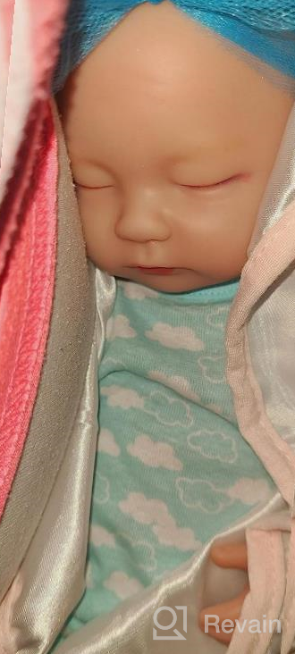 img 1 attached to IVITA 12In Full Silicone Baby Doll With Hair - Soft Realistic Reborn Boy Doll review by Jeff Wieczorek