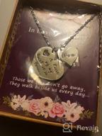 img 1 attached to 💔 JoycuFF Memorial Stainless Steel Pendant Necklace - A Piece of My Heart in Heaven Sympathy Gifts for Loss of Loved One, Sisters, and Women review by Mdl Thurston