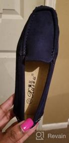 img 5 attached to Stylish Slip-On Suede Leather Loafers For Girls And Boys - Perfect For Casual Or Formal Occasions