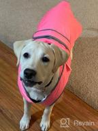 img 1 attached to Waterproof Reflective Winter Dog Jacket With Reversible Stormguard, Windproof Coat For Cold Weather, Warm Coat Vest For Small, Medium, Large Dogs - Red (Size S) By MIGOHI review by Micheal Chaplain