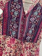картинка 1 прикреплена к отзыву Women'S Summer Bohemian Floral Print Maxi Dress Short Sleeve Casual Dresses S-2XL от Jason Wesley