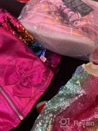 картинка 1 прикреплена к отзыву Изысканные юбки и скорты для девочек с блестящими пайетками радуги и единорога: волшебная танцевальная одежда от Leah Freitag