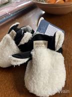 img 1 attached to Warm & Cozy Infant Booties - Ohwawadi Fleece Slippers For Baby Boys & Girls review by Kyle Earley