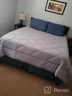 img 1 attached to BEDSURE Grey Twin XL Comforter Set - 6 Piece Reversible Bedding Sets With Sheets, Pillowcases & Shams For College Dorms Bed In A Bag review by Adrienne Gonzalez