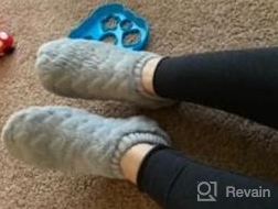 img 1 attached to 🧦 Jessica Simpson Slipper Socks: Stylish Mommy Small Medium Girls' Clothing for Socks & Tights review by Justino Pratama