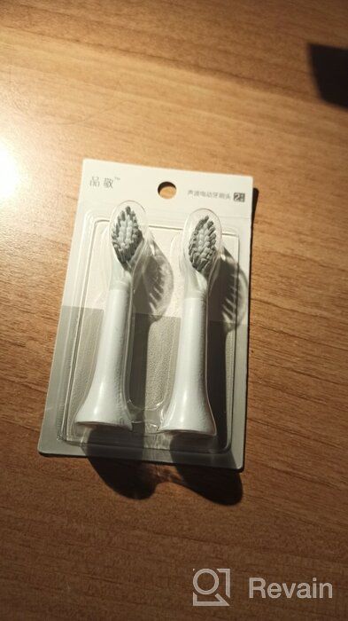 img 1 attached to Replacement toothbrush heads for Xiaomi Soocas So White EX3 A set of 2 pcs. White review by Doyun Kwon ᠌