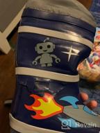img 1 attached to Get Your Little One Ready for 👦 Adventure with Kidorable Blue Space Hero Rain Boots review by Michael Hemmig