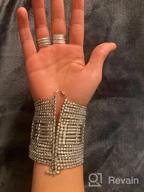 картинка 1 прикреплена к отзыву Стильный этнический шикарный серебряный металлический спиральный манжет/браслет для девочек/женщин. от Greg Mack
