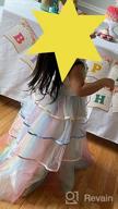 картинка 1 прикреплена к отзыву TTYAOVO Принцесса Платье Для Девочки: Длинное платье из тюля для цветочных девочек в костюме единорога от Monica White