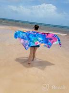 img 1 attached to Chic Sheer Chiffon Beach Pareos Sarong For Women - Perfect Swimsuit Cover Up, Bikini Wrap, And Swimwear Accessory review by Aida Plata