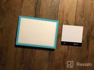 img 1 attached to Ultra-Thin Rechargeable LED Light Pad A4 - Perfect For Cricut Vinyl, Weeding Tool, Drawing Crafting & HTV Tracing! review by Jim Diaz
