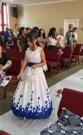 img 1 attached to 👸 IBTOM CASTLE Girls Long Communion Princess Dresses: Perfect for Flower Pageants, Weddings, and Formal Occasions review by Mike Calderon