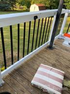 img 1 attached to 50-Pack Myard Matte Black Grooved Classic Hollow Round Aluminum Deck Balusters For Porch And Deck Railing, 26 Inches In Length review by Jeff Pettis