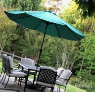 img 1 attached to ASTEROOUTDOOR: Heavy Duty 100Lb Patio Umbrella Base For Outdoor Living Spaces review by Solomon Baron