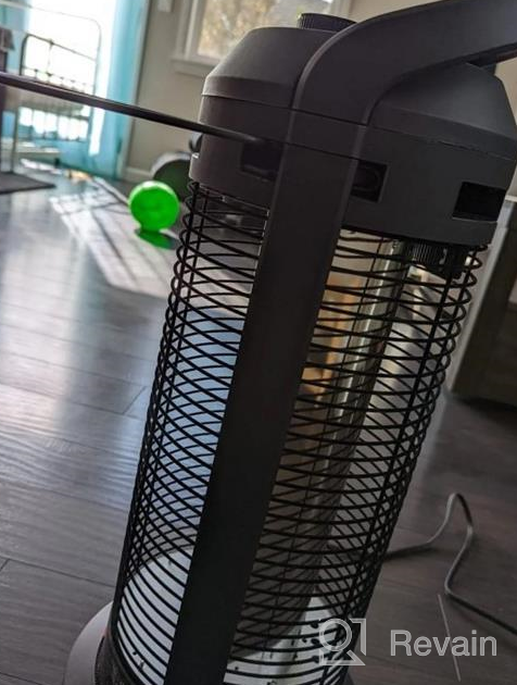 img 1 attached to Stay Warm And Comfortable With The 2-In-1 Space Radiant Heater: 120° Oscillation, 1500W Power, 4 Heating Modes, Dual-Protection, And Quiet Fast Heating For Indoors And Outdoors review by Keith Baker