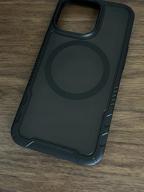 img 1 attached to Humixx Shockproof IPhone 13 Pro Case - 10 FT Military Drop Protection & Snug Touch Translucent Matte Hard PC Back review by Michael Rasberry