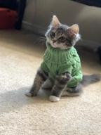 img 1 attached to Cozy Up Your Feline Friend With Our Turtleneck Cat Sweater – Perfect For Kitty, Chihuahua, Teddy, Poodle, Pug And Small Dogs! review by James Thakur