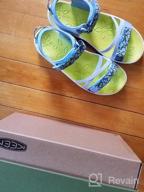 img 1 attached to KEEN Verano Hydrangea Evening Primrose Boys' Sandal Shoes review by Tom Herman