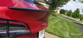img 6 attached to Tesla Model Y Spoiler Carbon Fiber Trunk Wing Performance Rear Lip Lid - Matte Finish
