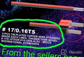img 6 attached to CARLITS 22AWG 100Ft Extension Cable Wire Cord 30M Stranded Tinned Copper 22 Gauge 2 Color Red Black Cable Hookup Electrical Wire 12V 24V DC For Led Strips Single Color 3528 5050 2835