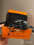 img 1 attached to AZ Alexander Narrow Leather Millimeters Men's Accessories review by Mark Callaham